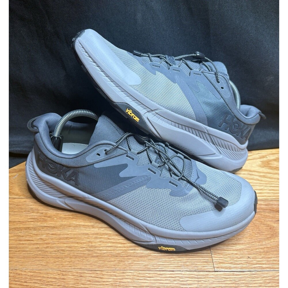 Hoka One One Shoes Men’s Size 11 D Transport Castlerock Gray Running Sneaker